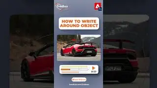 Learn how to wrap text around objects like a pro using Photoshop! 🚗💥
