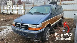 LOADED 1992 Dodge Grand Caravan LE AWD at U-Pull Salvage Yard in Minnesota