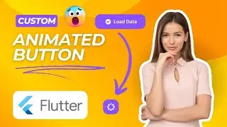Custom Animated Loading Button With Icon In Flutter | Flutter Custom Button | Animated Button | UI