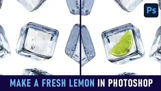 How to make a fresh lemon in photoshop