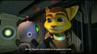 Ratchet and Clank - Tools of Destruction - 012 - Cutscene - Smuggler Jettisons Ratchet and Clank