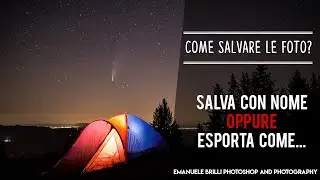 Salvare con nome oppure esportare come? - Tutorial Photoshop