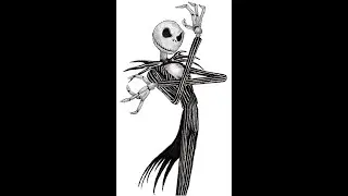 Draw the Jack Skellington #1