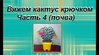 Вяжем кактус крючком (часть 4)
