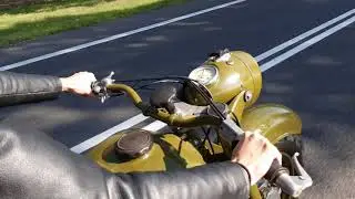 K750 W B + 2WD 1963 KMZ dnepr Attempt no. 3 after initial adjustments