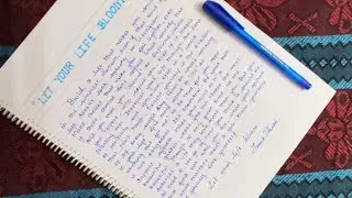Hand lettering tutorial for beginners | Writing | Hand Writing | Calligraphy for beginners #writing