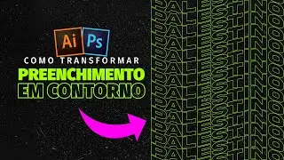 Como transformar texto em contorno (Adobe Photoshop e Adobe Illustrator)