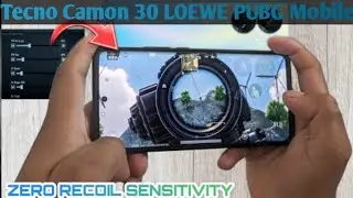 Tecno Camon 30 LOEWE Ki PUBG Mobile Sensitivity Setting🔥Tecno Camon 30 LOEWE PUBG Mobile Sensitivity