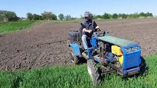 САМОРОБНИЙ МІНІТРАКТОР З ОПРИСКУВАЧЕМ НА 130л.