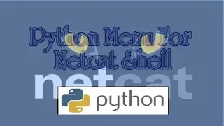Python Synth Menu For  Net cat Shell Windows To Linux Client