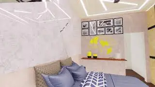 Modern bed room design #interior #bedroom #sketchup3d.design #youtube