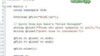 C plus plus Console Lesson 47   Basic File Input and Output