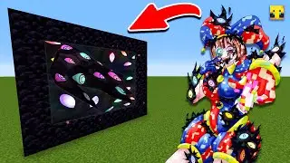 How To Make A Portal To The Pomni abstracted Dimension in Minecraft