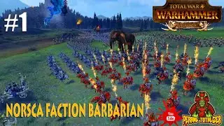 TOTAL WARHAMMER 2 , NORSCA FACTION BARBARIAN 