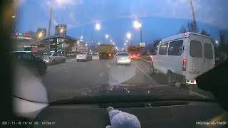 Грузовик пешехода насмерть. Казань, пр. Победы