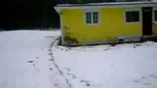 snowy home
