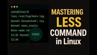 Mastering the `less` command in Linux : you need to know this