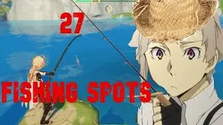 All 27 Fishing Spots | Genshin Impact |