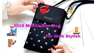 PALAY® Mobile Slim Bag Holder Pocket Wallet Hand Purse Clutch Crossbody