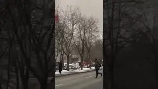 Горит офис АТБ на Поля - 2