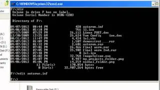 Manually Remove Worm Part 1