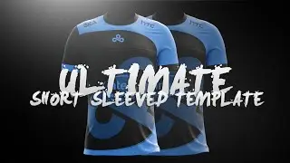 Ultimate Short Sleeved Jersey Template l Design Tutorial #12