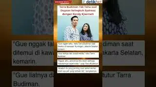 Tarra Budiman Tak Tahu Soal Syahnas & Rendy 