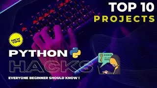 Every Beginners Must Know Python is Easy | PYCHARM | PYTHON MINI PROJECTS | Top 10