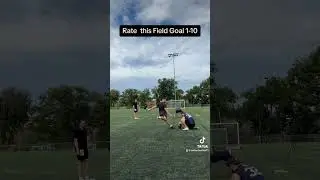 Smashed or not? Rate this field goal! #football #athlete