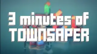3 minutes of Townscaper | Gameplay