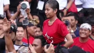 Omed Omedan, the Kissing Ritual of Sesetan, Bali