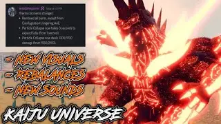 ALL NEW THERMO INCINEROS CHANGES | New Visuals, New Rebalance, New Sounds ||| Kaiju Universe