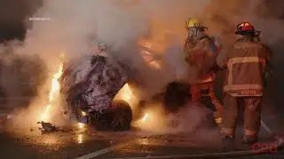 Four Killed in Fiery High Speed Crash | C20 Clips