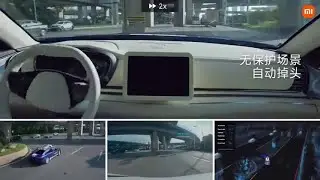 Xiaomi Car w/ Auto Pilot Driving Mode - Live Demo | Tesla Copy ?!