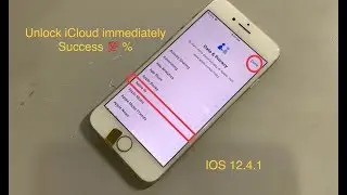 Unlock iCloud Activation Lock immediately Success✔️ Lifetime Unlock iCloud Without Bypass 2019💯%