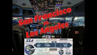 KSFO - KLAX | X-Plane 12 | ZiboMod | Flightdeck Solutions | Home Cockpit | B737 | Say Intentions AI