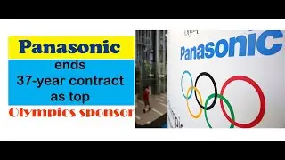 Panasonic ends 37-year contract as top Olympics sponsor