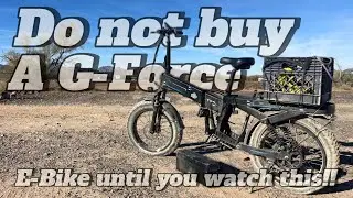 Honest 1-Month Review | Do Not Buy a G-Force E-bike!