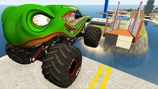High Speed Random Car Jumps 158 – #beamngdrive