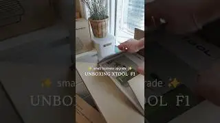 Pt.1 Unboxing xTool F1! new laser engraving machine to create packaging, coaster, keychain, etc! ✨️💖