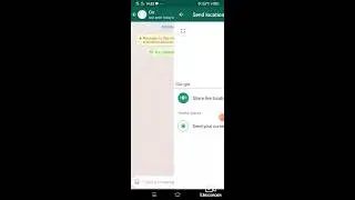 LIVE LOCATION SHARE WITH Whatsapp