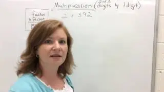 Multiplication (2 or 3 digits by 1 digit)