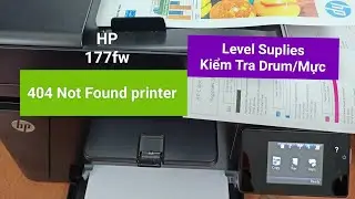 How to Check HP Color Printer Ink and Drum Status M177fw | 404 Not Found printer 