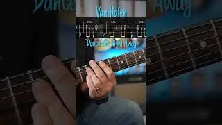 Dance the Night Away Van Halen Guitar Riff with Tab