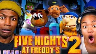 SML Movie: Five Nights At Freddy's 2 !| Maha & Badger Reacts