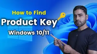 How to Find Product Key on Windows 10 11 | Recover Windows Product Key.