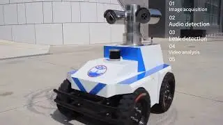 Wheeled explosion-proof inspection robot XH1000