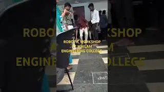 Robotic workshop at IT department ( mailam Engineering college)