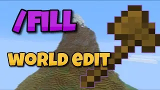 WORLD EDIT in Minecraft: Bedrock Edition! /fill command