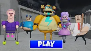 SPEED Run in 7 Scary OBBY from FNAF Barry's Prison Run, Horror Gran, Halloween Clown, Skibidi Toilet